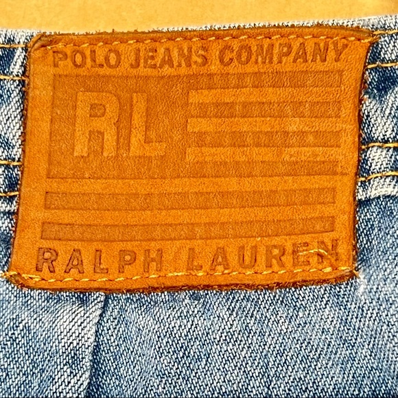 Ralph Lauren Polo Jeans Co. Flap Pocket Denim Fly Front Mini Skirt Size 8 - Picture 7 of 11